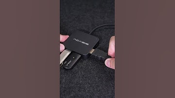 6-in-1 Pocket-sized USB C Hub Multiport Adapter#gadgets #pc #computer #techno #laptop #hub #acasis