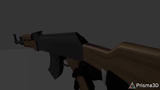 AK-47 test animation (prisma 3d)