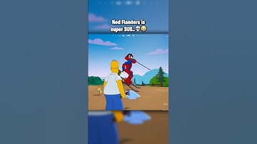 Ned Flanders is SUS.. 😭 (Simpsons) #fortnite #fortniteshorts
