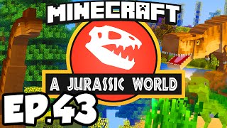 Jurassic World: Minecraft Modded Survival Ep.43 - JURASSIC PARK HOTEL PLANNING!!! (Rexxit Modpack)