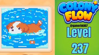 Colony Flow Level 237 hard level Walkthrough Solution 