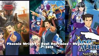 The Same Phoenix Wright’s Objection! 2004,2013,2016