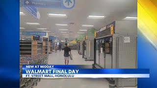 Downtown Honolulu Walmart open for business for one final day
