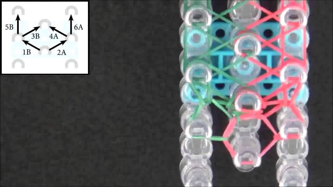 Bracelet Bicolore Rainbow Loom France