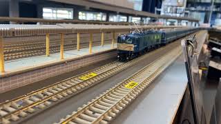 レイアウト亀屋/HO EF58+12系12両+マイテ58 2(天賞堂/茶色)