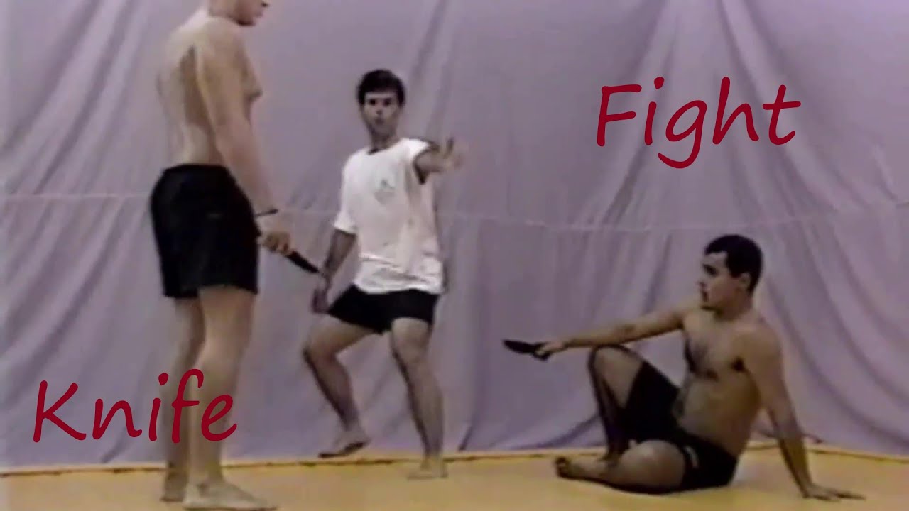 Knife Fighting Paint Knife at ESPN Brazil 1997 YouTube