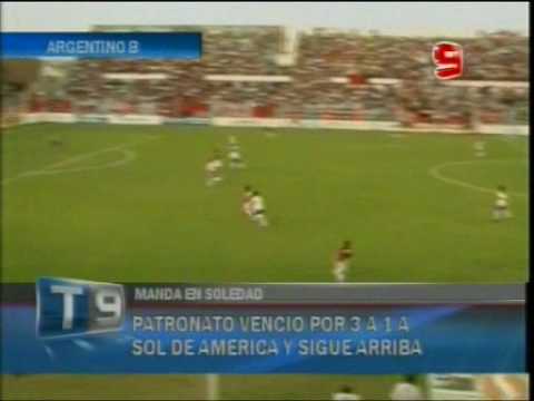 Argentino B: Patronato 3 - Sol de Amrica 1 (Alma y Corazn)