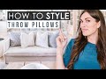 How to STYLE Your Throw Pillows like a Professional Interior Designer