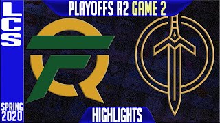 FLY vs GGS Highlights Game 2 | LCS Spring 2020 Playoffs Round 2 | FlyQuest vs Golden Guardians G2