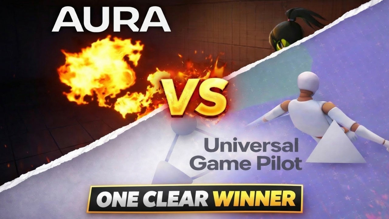 Unreal AI Agent Game Pilot Vs Aura AI | Adding Jetpack to Game Animation