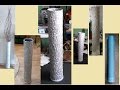 Как сделать высокую вазу для декоративных длинных веток. High vase for decorative long branches.