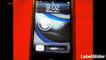 "LabelSlider" Custom SlideText On Your iPhone, iPod Touch