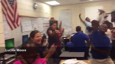 Lucille Moore 5th graders are more than a little e...