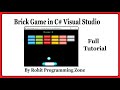 Brick game in c visual studio by rohit programming zone