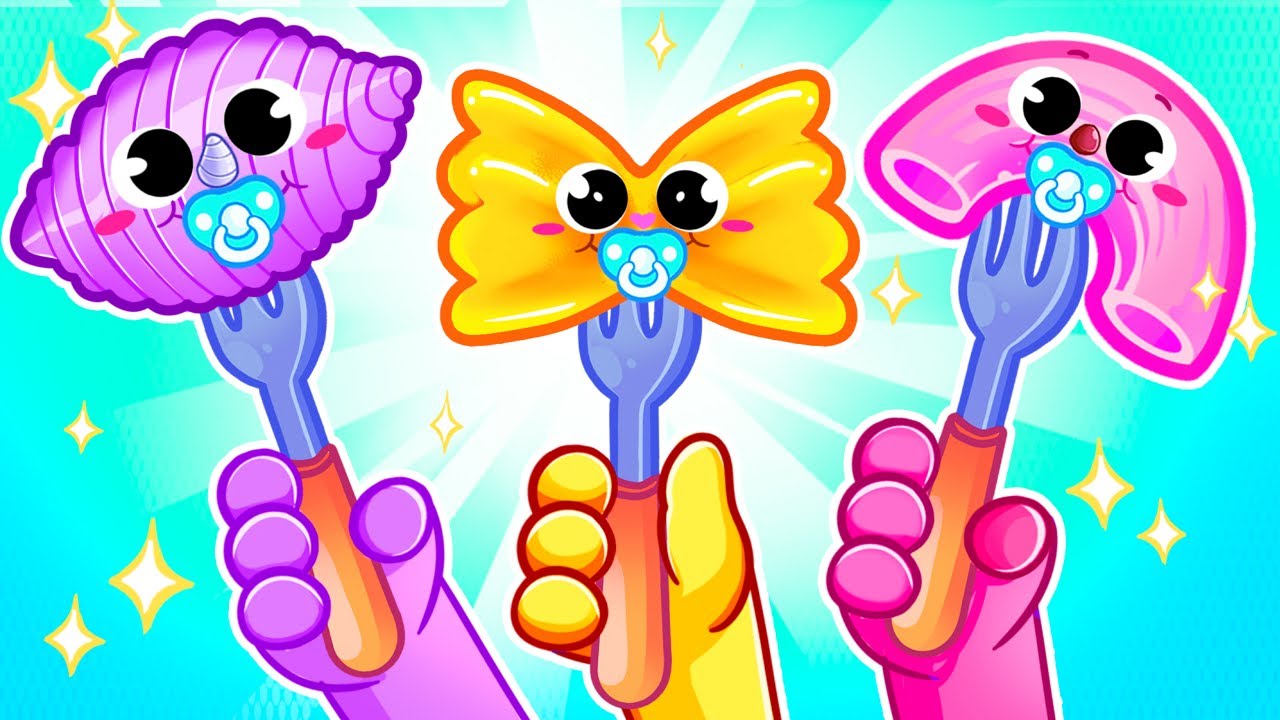 Pasta For Kids | Helpful Eating | Funny Songs For Baby & Nursery Rhymes | Toddler Zoo Yay!