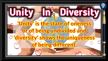 Unity In Diversity In The World 🌎 || 10 Lines || Keep Learning Official. #unityindiversity