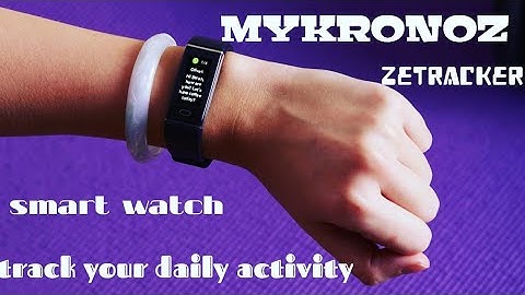 mykronoz smartwatch review/sleep tracker/mykronoz zetrack