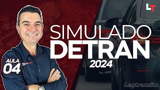 SIMULADO DETRAN QUESTÕES 2024 - AULA 04 #SimuladoLegTransito2024 #Detran2024