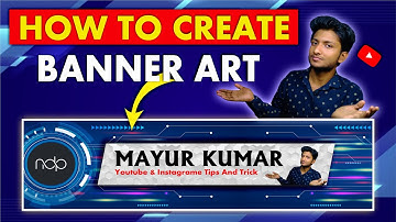 How To Make A Professional Banner For Youtube Channel | Only 5 minute