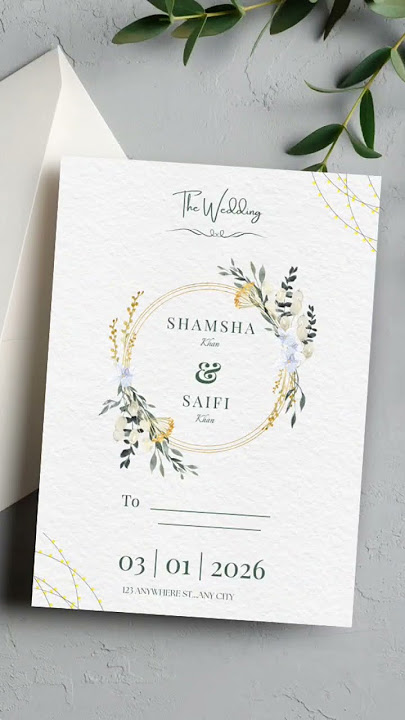 Tampil cantik? Silakan pesan #carddesigner #weddinginvitation #digital #invitation