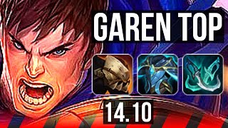 GAREN vs HEIMERDINGER (TOP) | 10 solo kills, 1300+ games, Godlike | EUW Grandmaster | 14.10