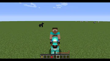 Wie lenkt man ein Pferd in Minecraft?