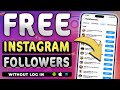 How To Increase Followers On Instagram Free Instagram Followers Working 100 
