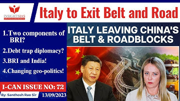 I-CAN Issues||Italy to exit China