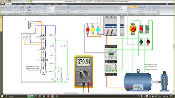 19. Mạch khởi động từ đơn trong Automation Studio E9.0