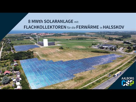 8 MWth Solarthermieanlage für Fernwärme in Korsør, Dänemark