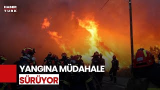 Yunanistanda Orman Yangını Çıktı