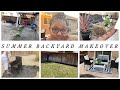 SUMMER BACKYARD MAKEOVER ON A BUDGET | CLEAN AND DECORATE WITH ME 2021 #summerbackyardmakeover