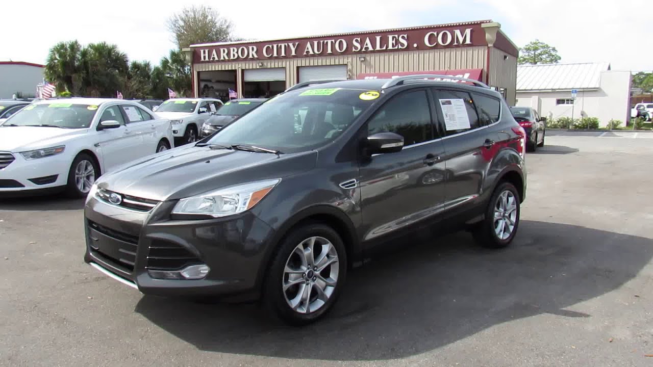 USED CARS MELBOURNE FLORIDA 2015 FORD ESCAPE TITANIUM YouTube