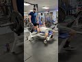 215lbs EASY Bench Press Double at 130lbs Body Weight #shorts