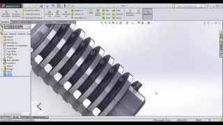Making Power Screw By SolidWorks