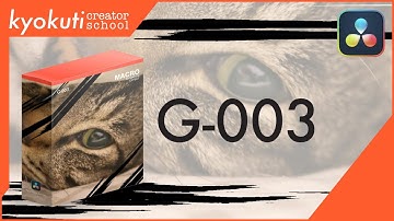 アニメでの定番エフェクトのスピードラインを実現するダビンチリゾルブ専用プラグイン「G-003」 | kyokuti creator school