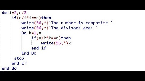 QS_5. How to check prime or composite number  in fortran || Getting  all the Divisors ||ফোরট্রান
