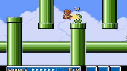 SMB3 for Super Mario All-Stars Custom Level #379 - Pipey Plains