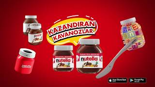 Nutelladan Kazandıran Kavanozlar Hemen Nutella Uygulamasını Indir, Puanları Topla Ve Hediyeni Seç
