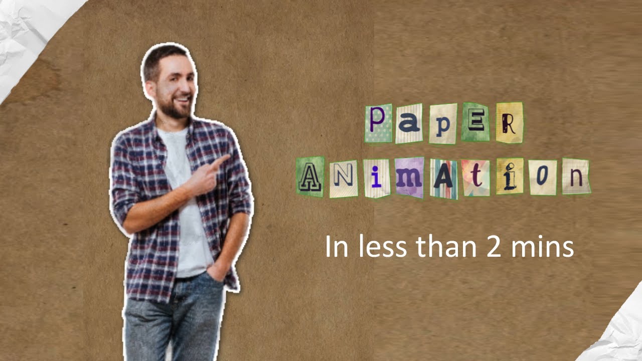 Paper animation in less than 2 minutes || Easy Paper Animation - YouTube