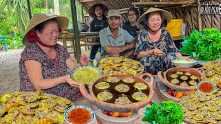 Bánh Khọt Hến Tôm Thịt, Đậu Xanh | Hương Vị Bánh Quê || Shrimp and meat banh khot