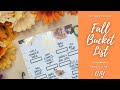 DIY | Fall Bucket List | The Happy Planner