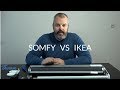 Ikea fyrtur / kadrilj smart blind - taken apart and compared with Somfy