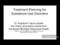 Evidence-Based Treatment Planning for Substance Use ...