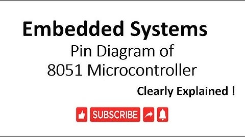 [ES-EN-7]PIN Diagram of 8051 microcontroller in embedded system- lesson 7