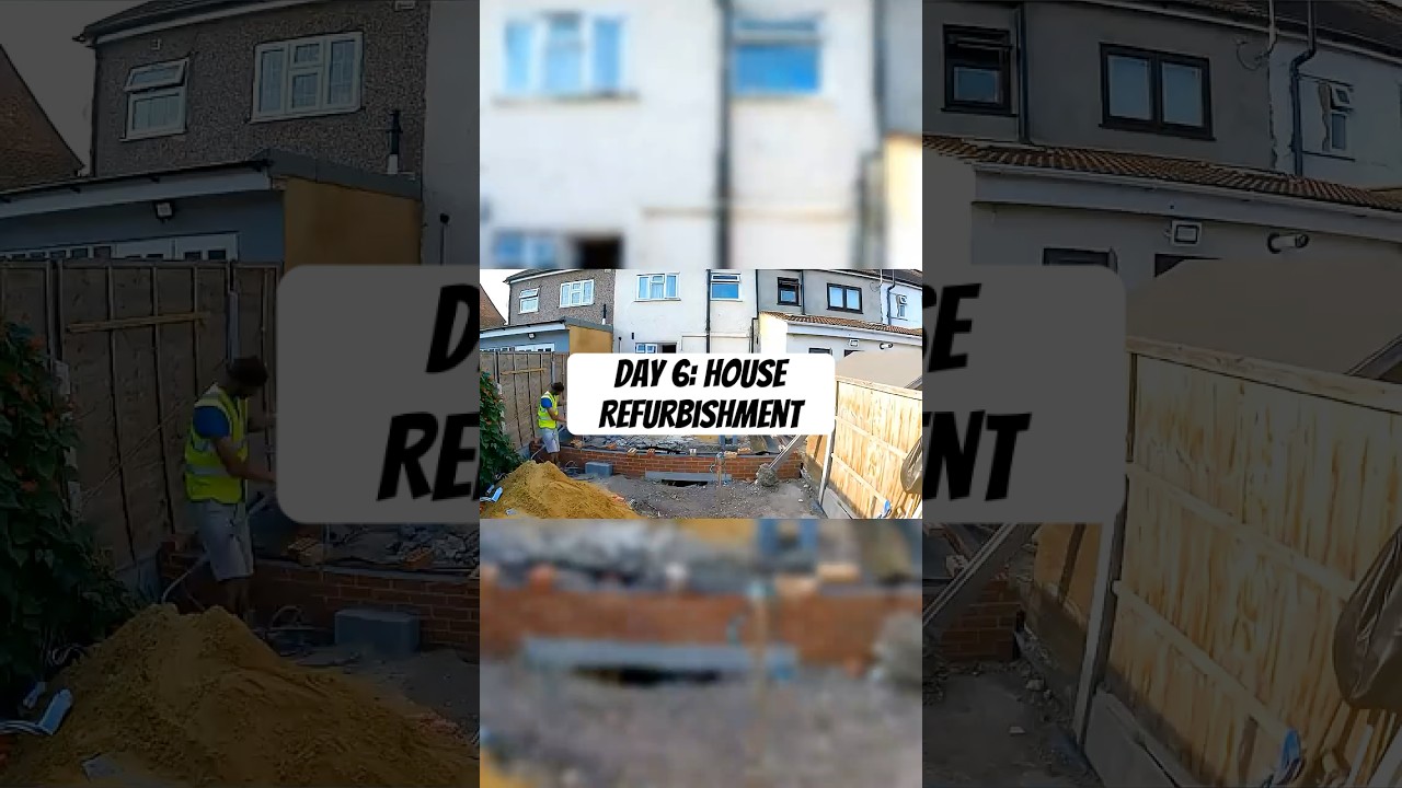 Day 6: House Refurbishment Brickwork Progress