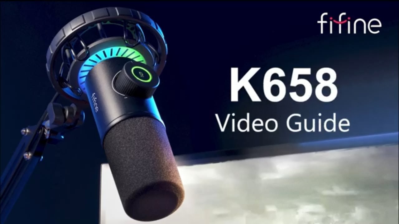 Tutorial] of How to Set up FIFINE K658 USB Dynamic Microphone