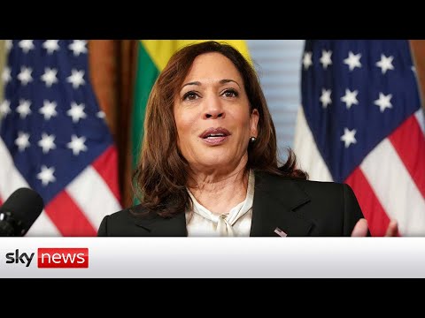 Watch live: US Vice President Kamala Harris makes address on Roe V Wade.