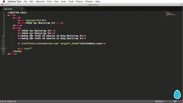 Clip 1.2 - Học thiết kế Web với Bootstrap 3, CSS, HTML - HTML Cơ bản