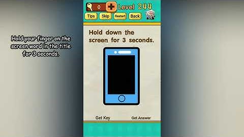 Mr Brain Level 244 Hold down the screen for 3 seconds